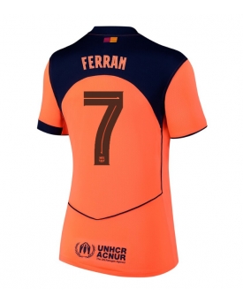 Barcelona Ferran Torres #7 Maglia Gara Terza Repliche 2025-26 Donna Maniche Corte